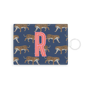 Tiger Single Initial Card Case