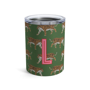 Tiger Single Initial Small Tumbler